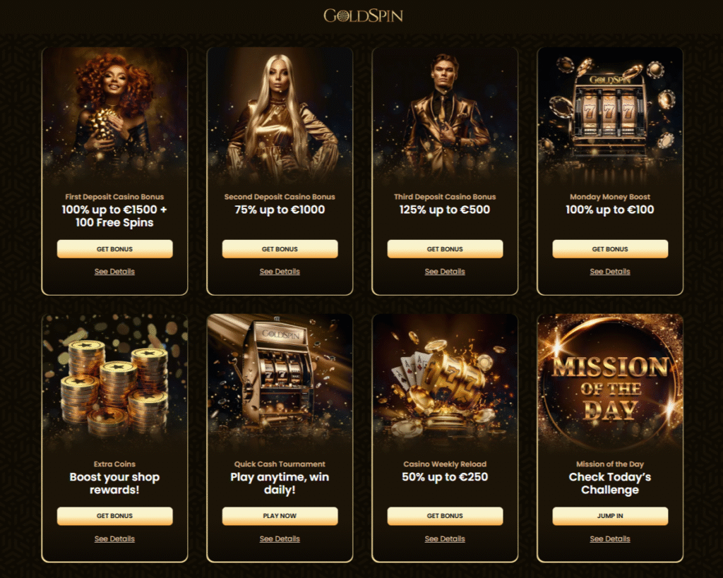 GoldSpin Casino Offers