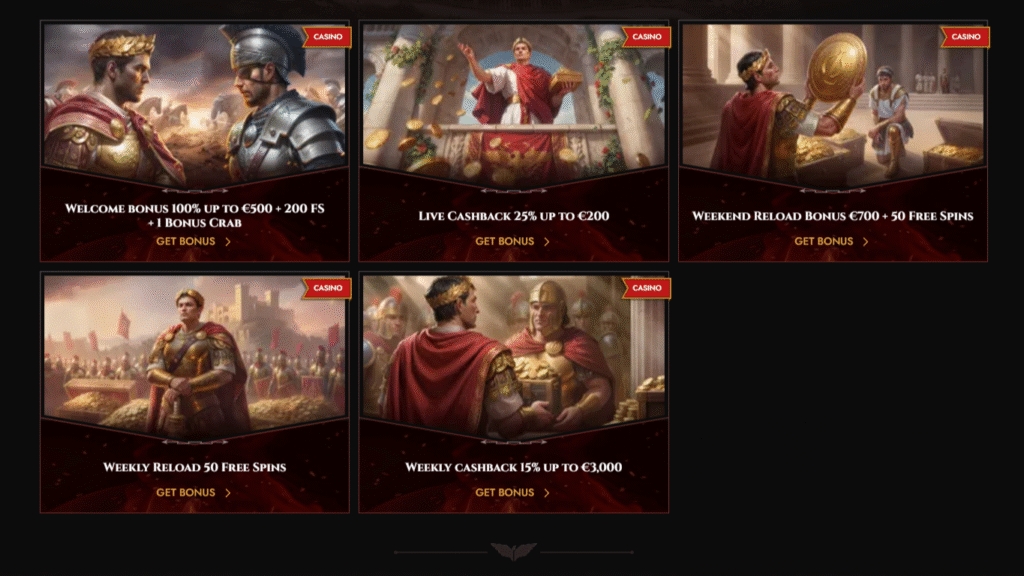 Legiano Casino Offers
