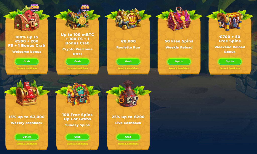 Wazamba Casino Offers