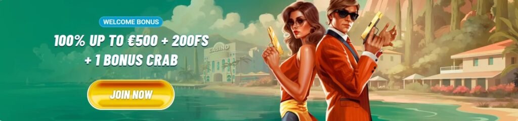 Vegasino Casino Welcome Bonus - 100% up to €500