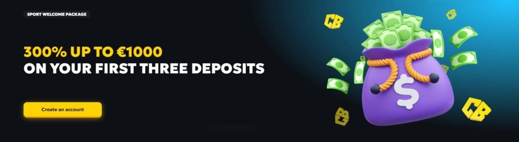 CasaBet Sportsbook Welcome Bonus - 100% up to €300