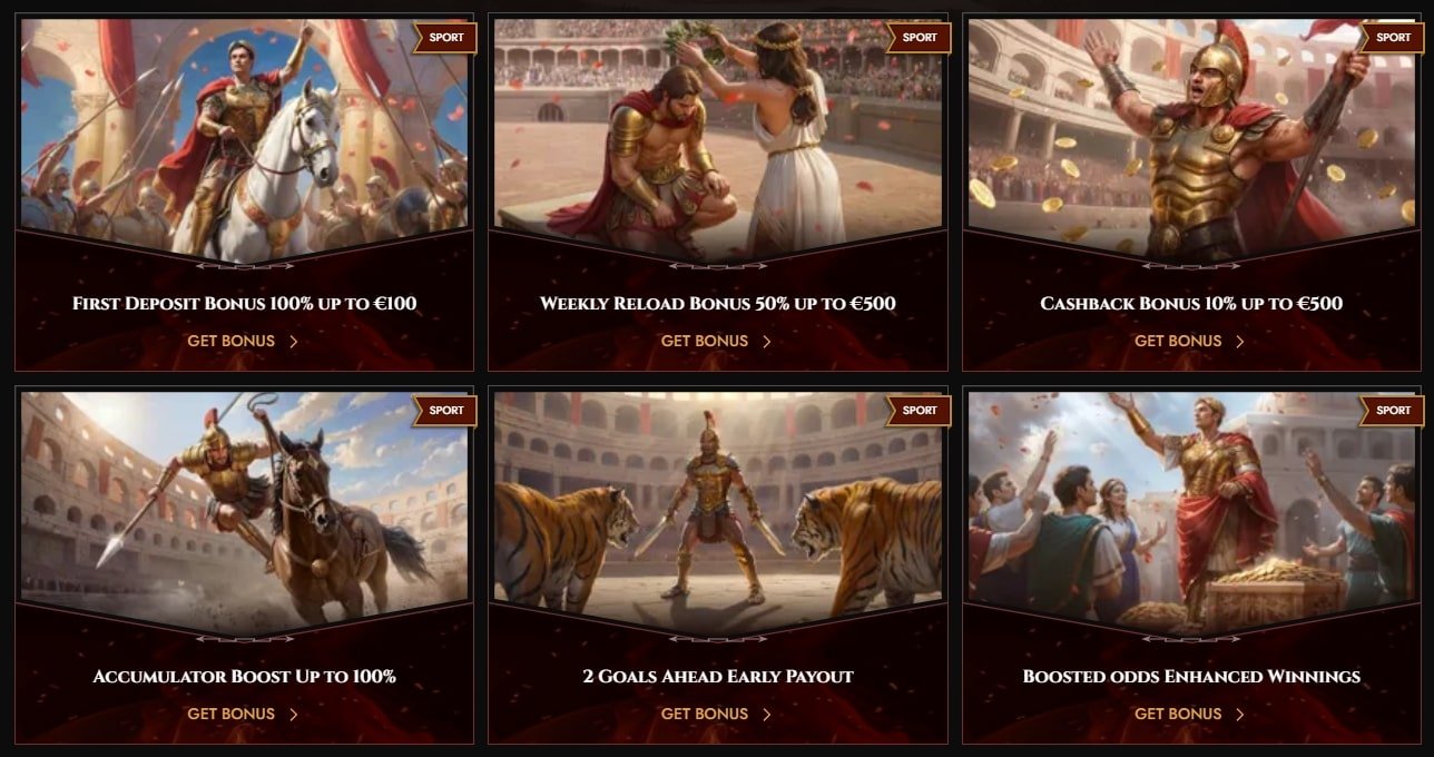 Legiano Sportsbook Promotions & Offers