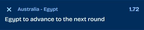 Australia vs Egypt World Cup 2026 betting prediction showing expert pick, match analysis, and suggested betting angle.