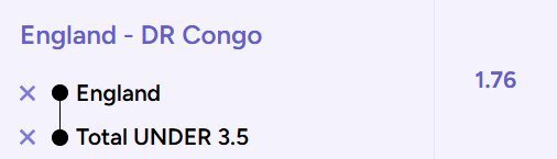 England vs Congo World Cup 2026 betting prediction showing expert pick, match analysis, and suggested betting angle.