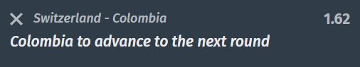 Switzerland vs Colombia World Cup 2026 betting prediction showing expert pick, match analysis, and suggested betting angle.